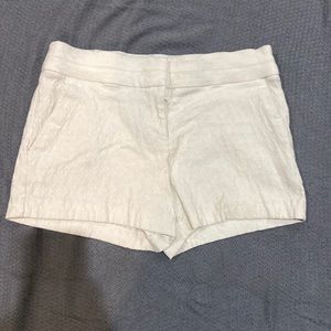 Stretch white shorts